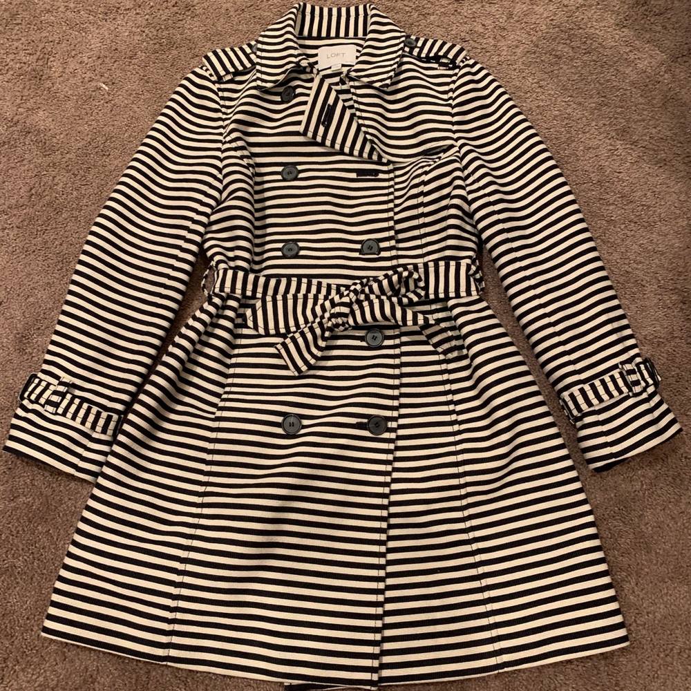 Loft petite trench coat jacket